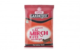 Ganpatjee Agmark Lal Mirch Kuti  Pack  100 grams